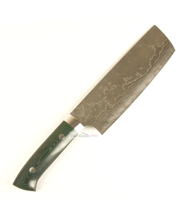 Takeshi Saji Vg10 Nakiri Knife Micarta handle