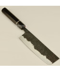Yoshimune White#1 nakiri 165mm Black Finish knife Octagon handle