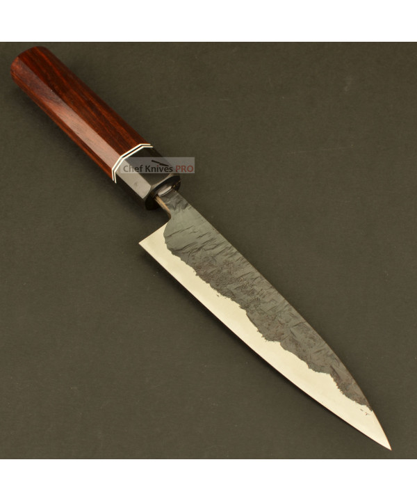 Yoshimune White#1 Petty Utility 150mm Black Finish knife Octagon handle